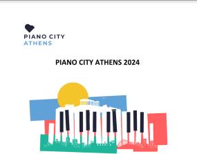 PIANO CITY ATHENS 2024 - ΠΡΟΑΝΑΓΓΕΛΙΑ - ΚΟΝΤΣΕΡΤΑ ΠΙΑΝΟΥ ΣΤΙΣ ΓΕΙΤΟΝΙΕΣ ΤΗΣ ΑΘΗΝΑΣ ΣΕ ΜΙΑ ΤΡΙΗΜΕΡΗ ΓΙΟΡΤΗ ΤΟΝ ΜΑΙΟ