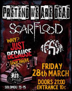 PRETEND WE ARE DEAD / SCARFLOOD / AFASIA | 28.03.2025 at An club!